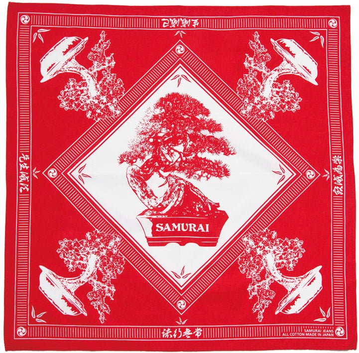 SJ-BANDANA-01 盆栽柄バンダナ – SAMURAI JEANS ONLINE STORE