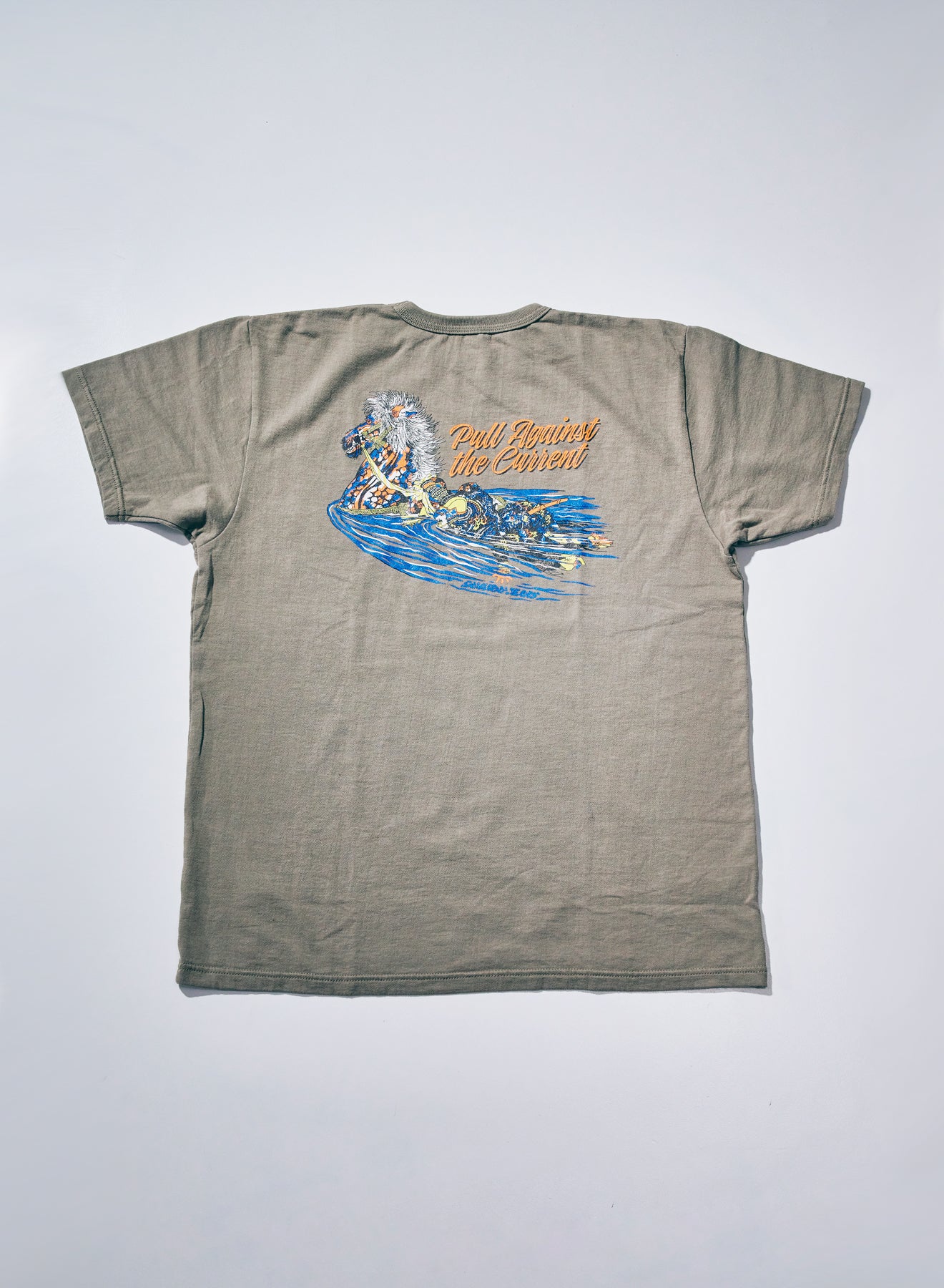SJST26-106 (Aged Cotton Inlay Loopwheel T-Shirt)