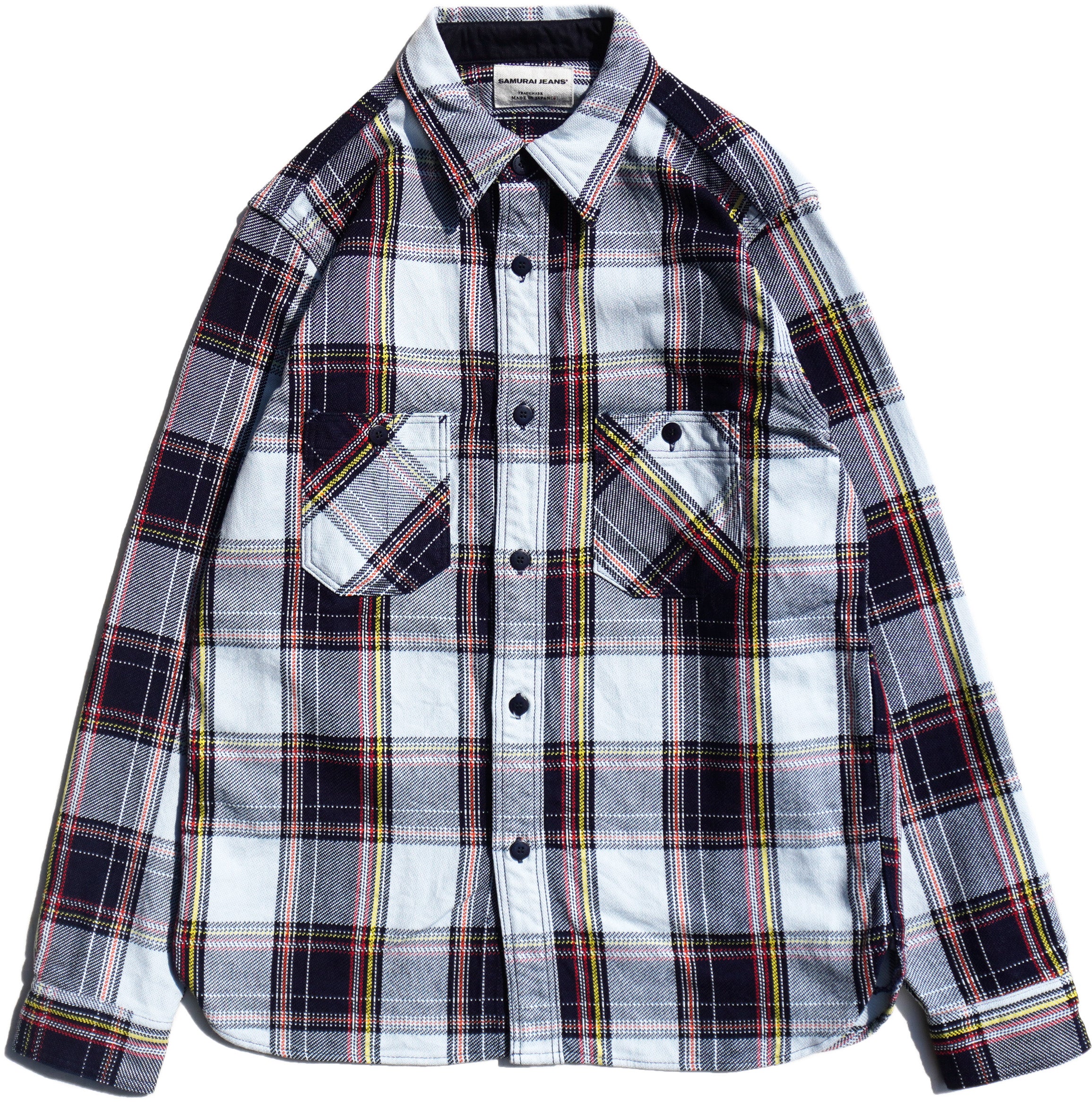 SIN24-02 ロープインディゴヘビーネルワークシャツ – SAMURAI JEANS