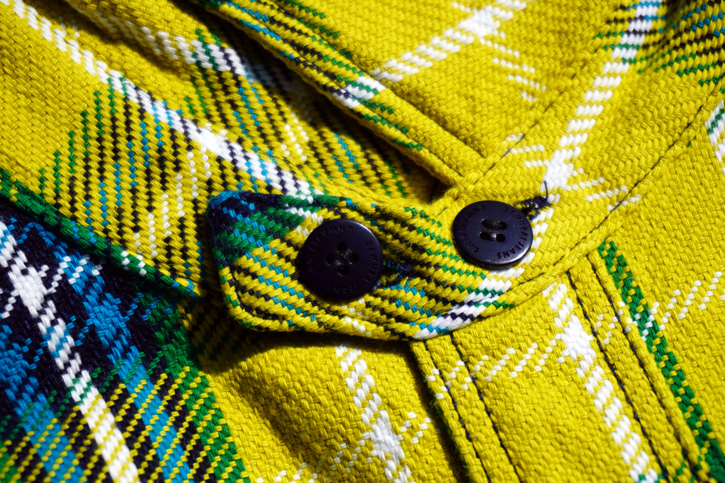 SIN24-02 Rope indigo heavy flannel work shirt