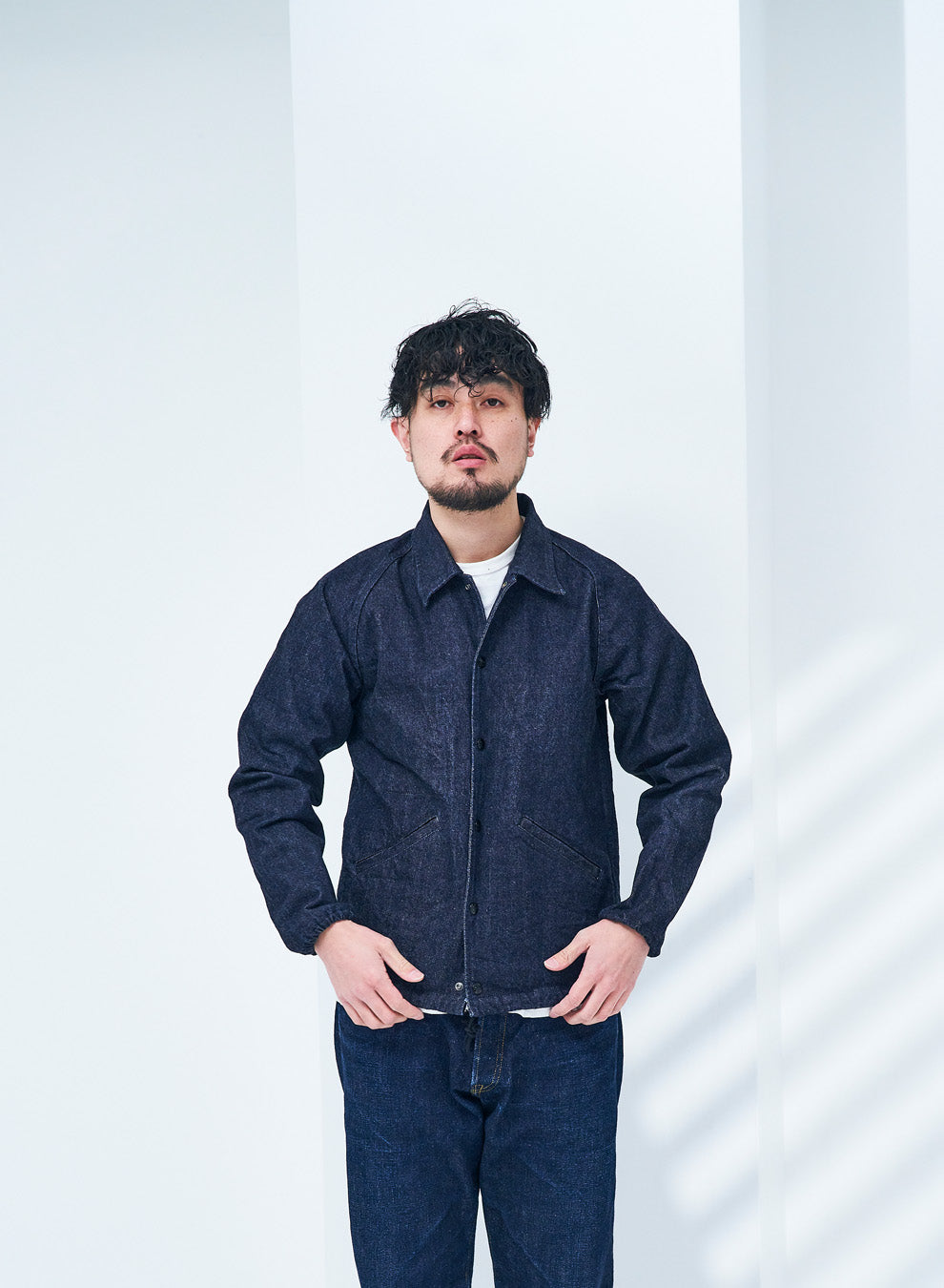 HJCJ-D15oz 15oz denim sports jacket