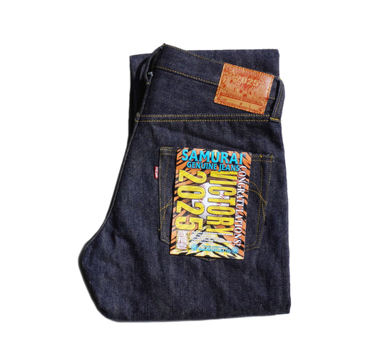 S3000XX-V2025 "Victory", 21oz Wide Straight Jeans