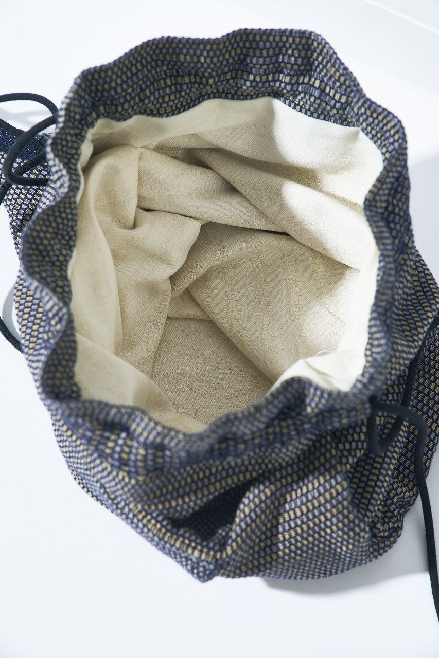 SJBP26-NRS (Noragi Sashiko Drawstring Bag)