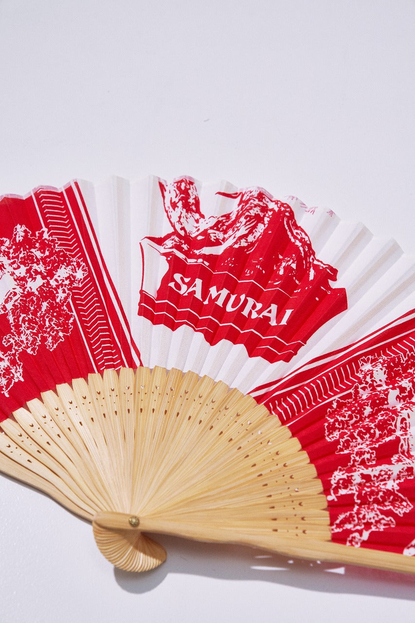 SJHF26 (Bonsai Pattern Bandana Fan)