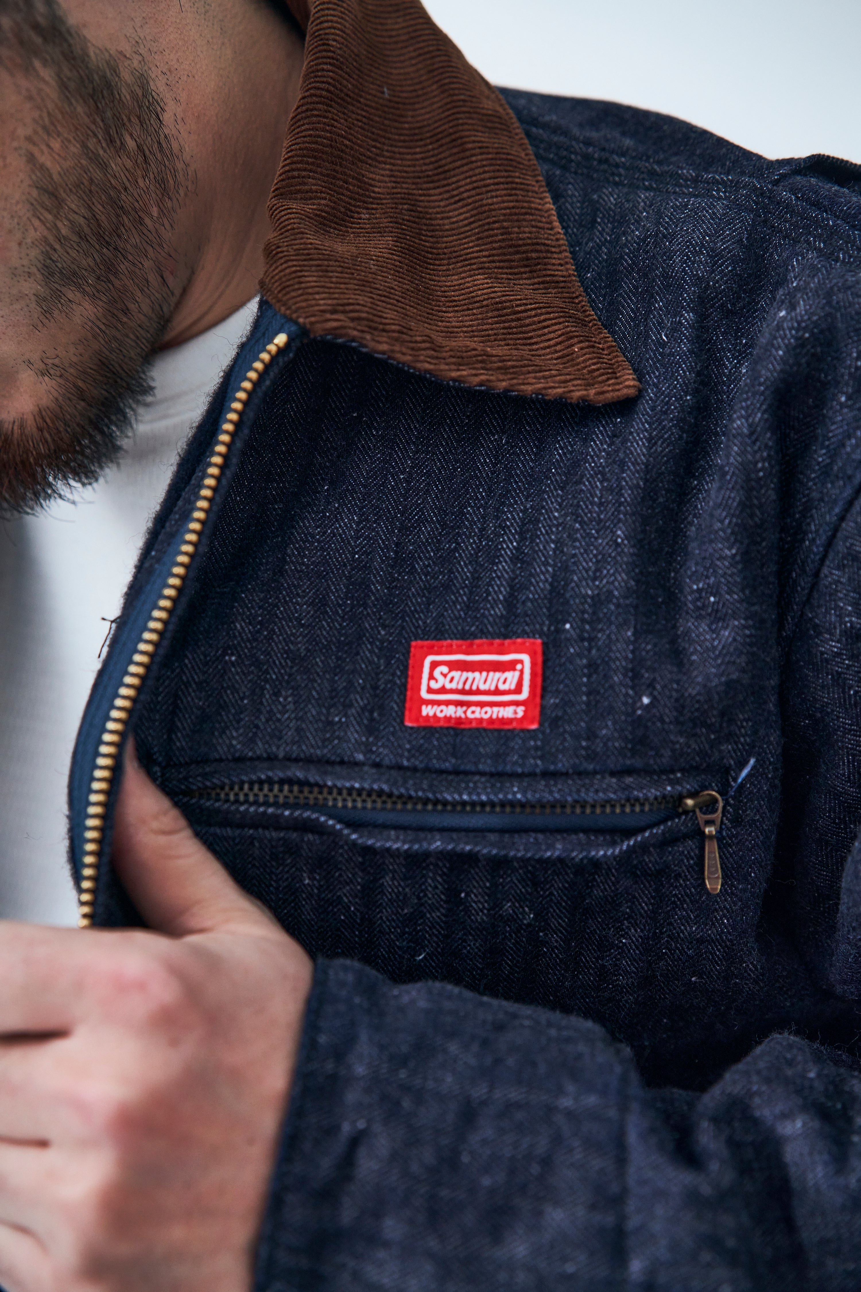 SWCDJ24-HB Herringbone Denim Jacket – SAMURAI JEANS ONLINE STORE