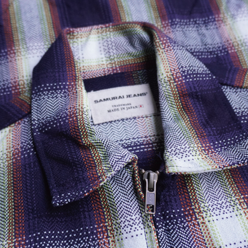 HJCJK23 INDIGO FLANNEL JACKET