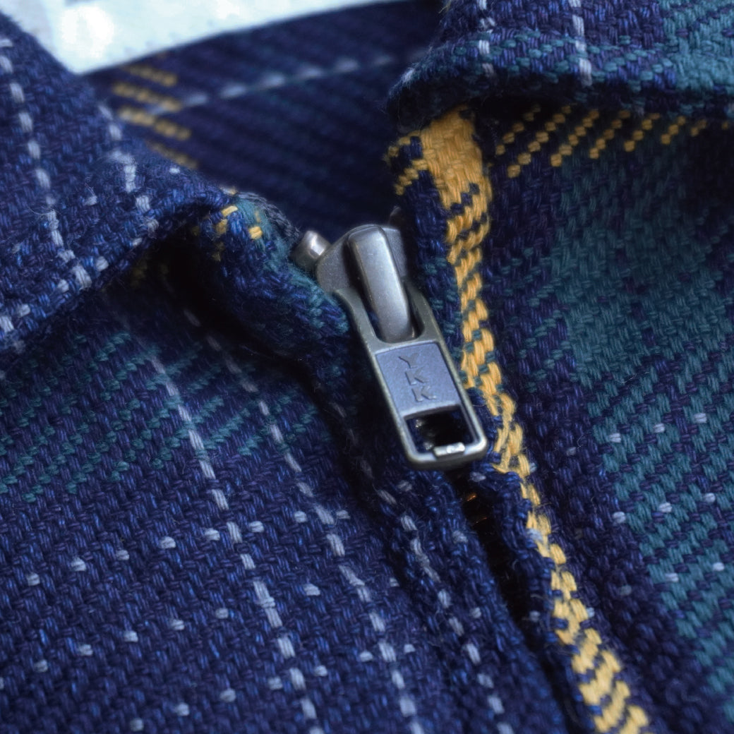 HJCJK23 INDIGO FLANNEL JACKET
