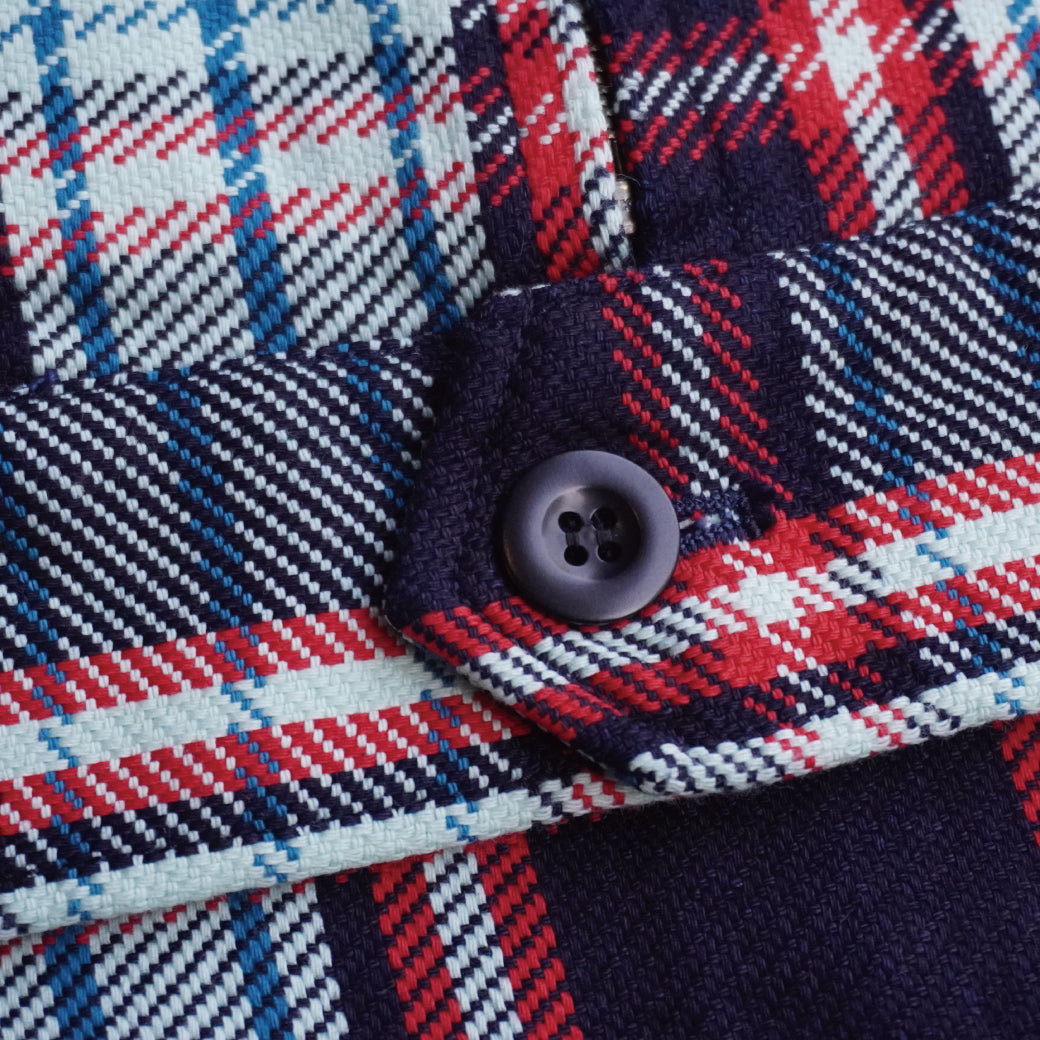 HJCJK23 INDIGO FLANNEL JACKET