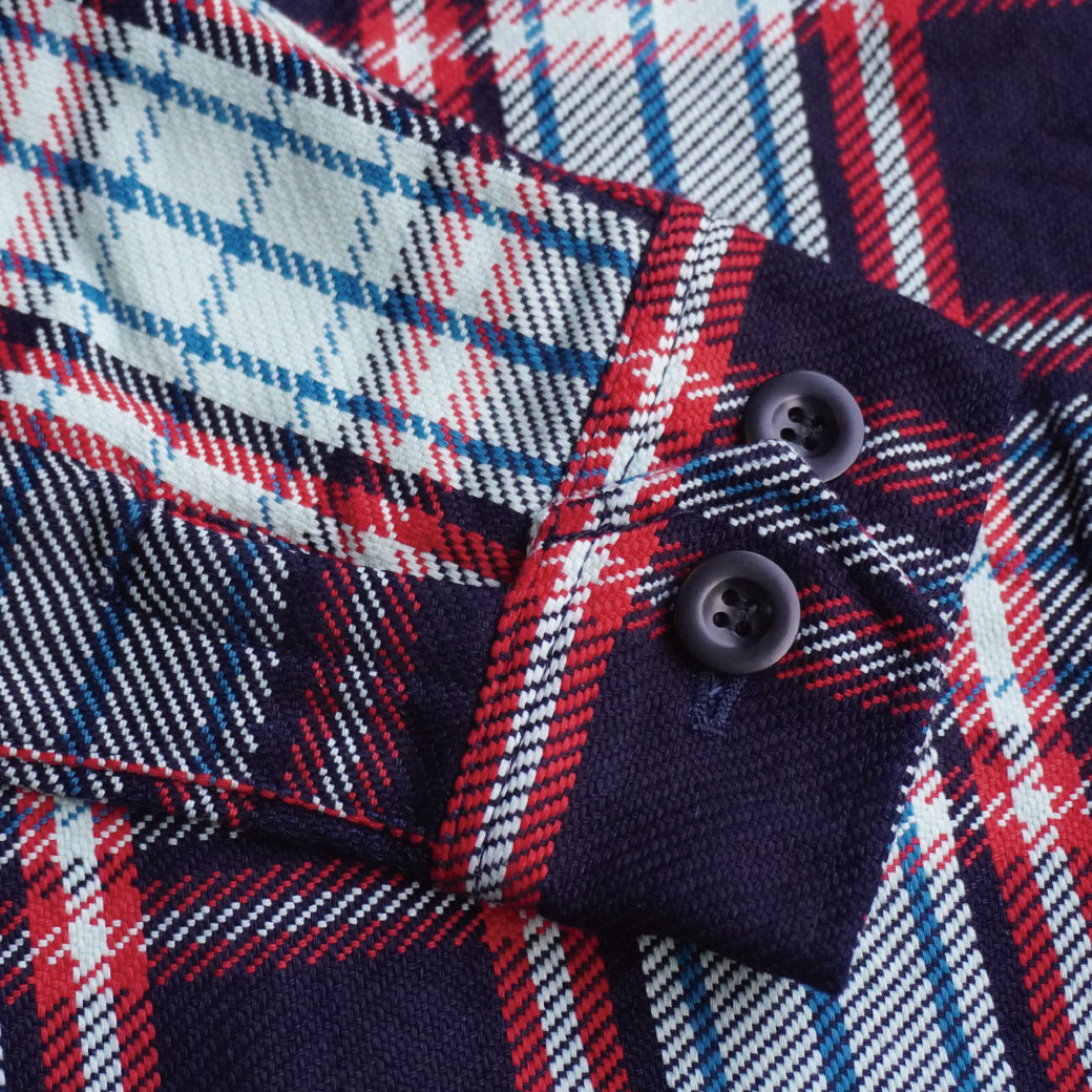HJCJK23 INDIGO FLANNEL JACKET