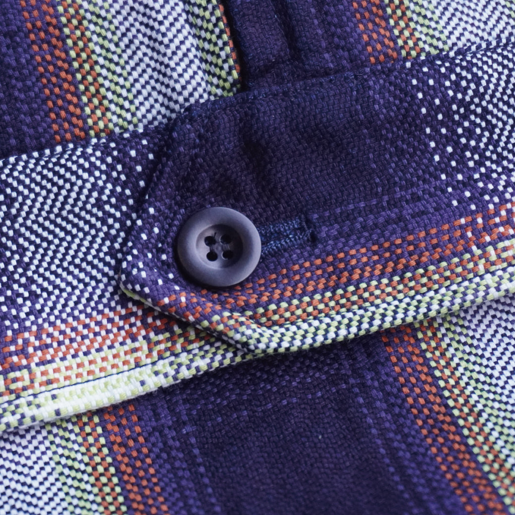 HJCJK23 INDIGO FLANNEL JACKET