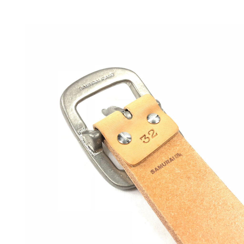 W001 Heavy Curved Belt – SAMURAI JEANS ONLINE STORE