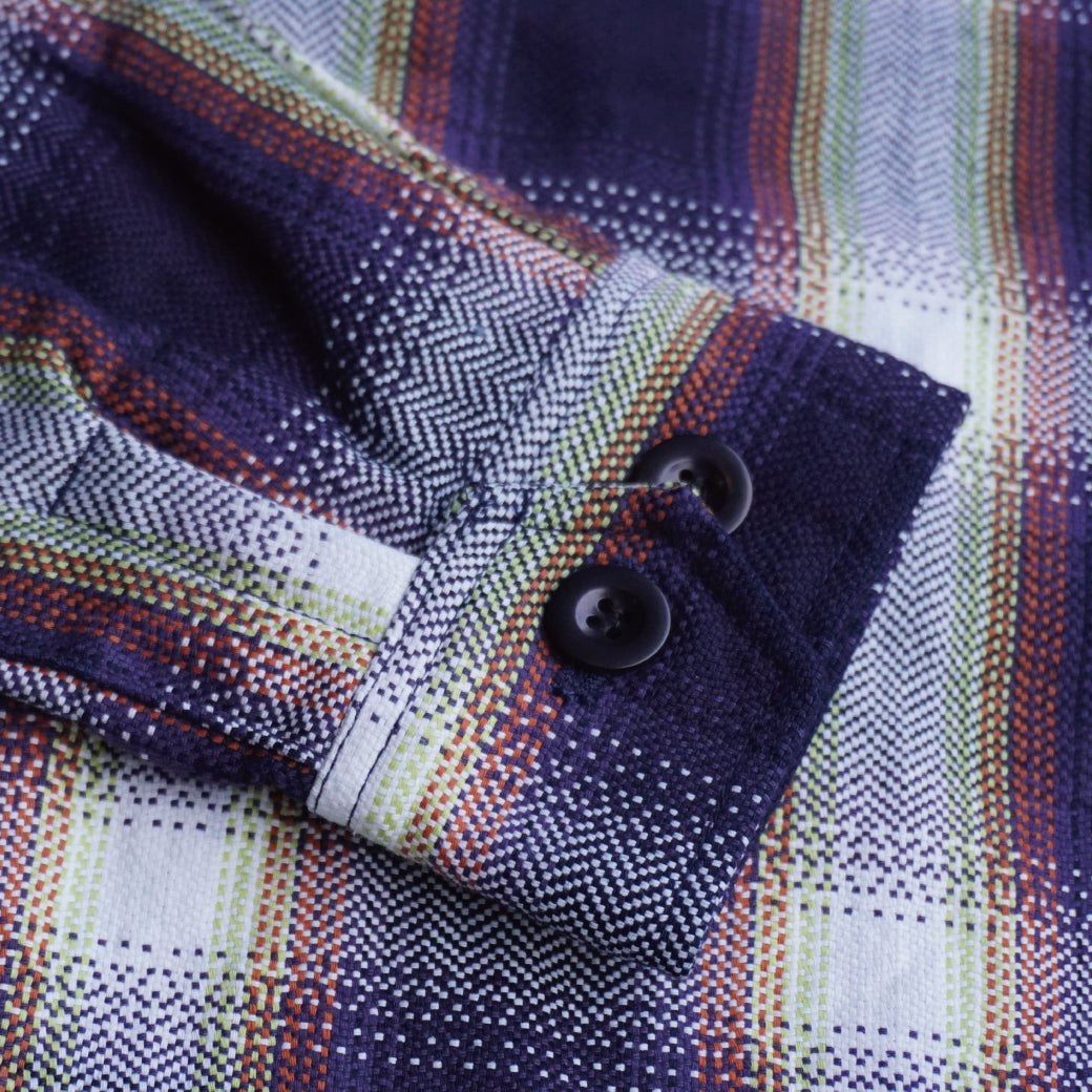 HJCJK23 INDIGO FLANNEL JACKET