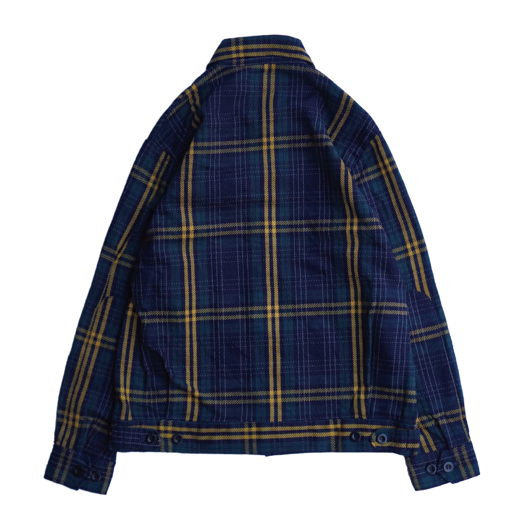HJCJK23 INDIGO FLANNEL JACKET