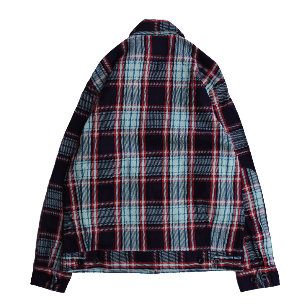 HJCJK23 INDIGO FLANNEL JACKET