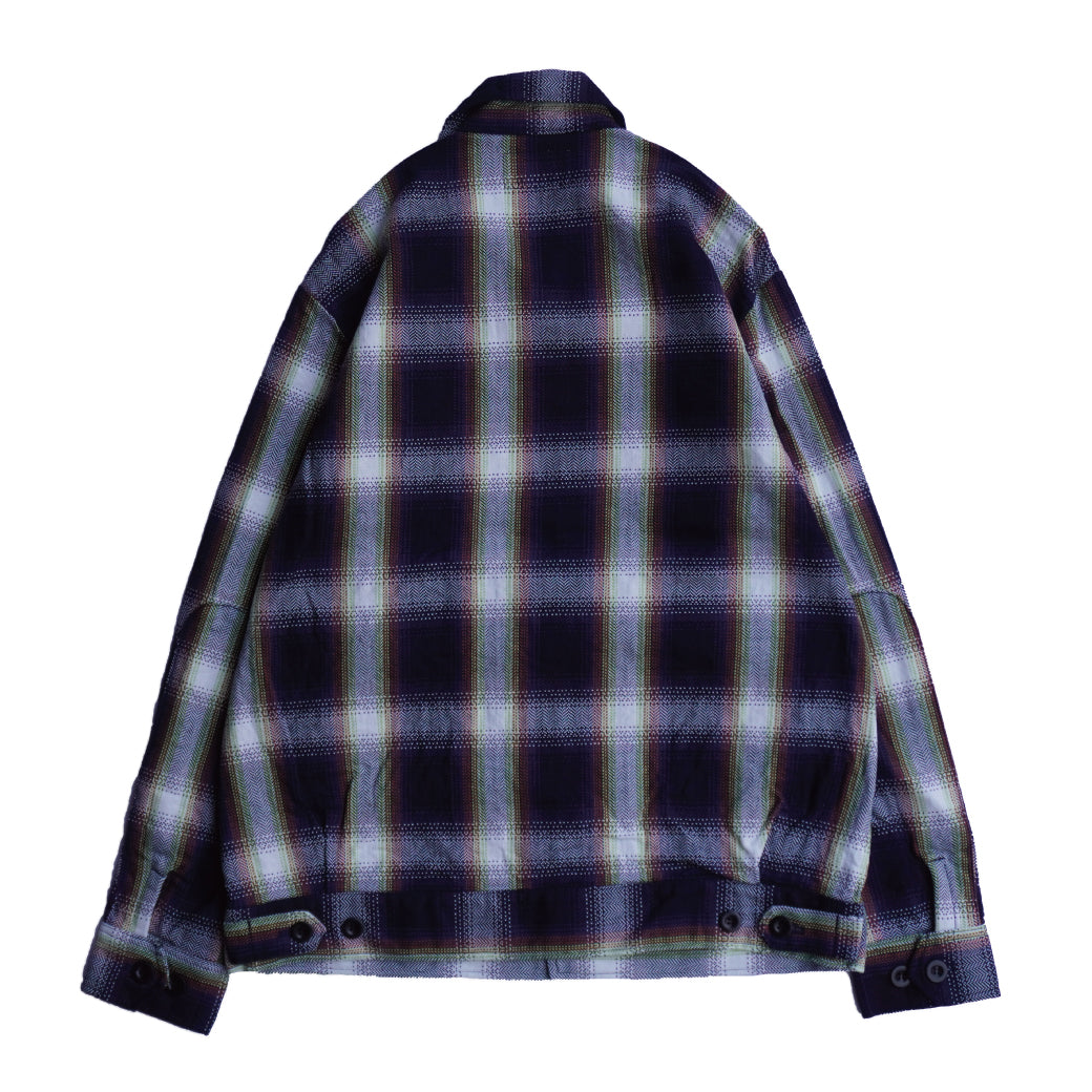 HJCJK23 INDIGO FLANNEL JACKET