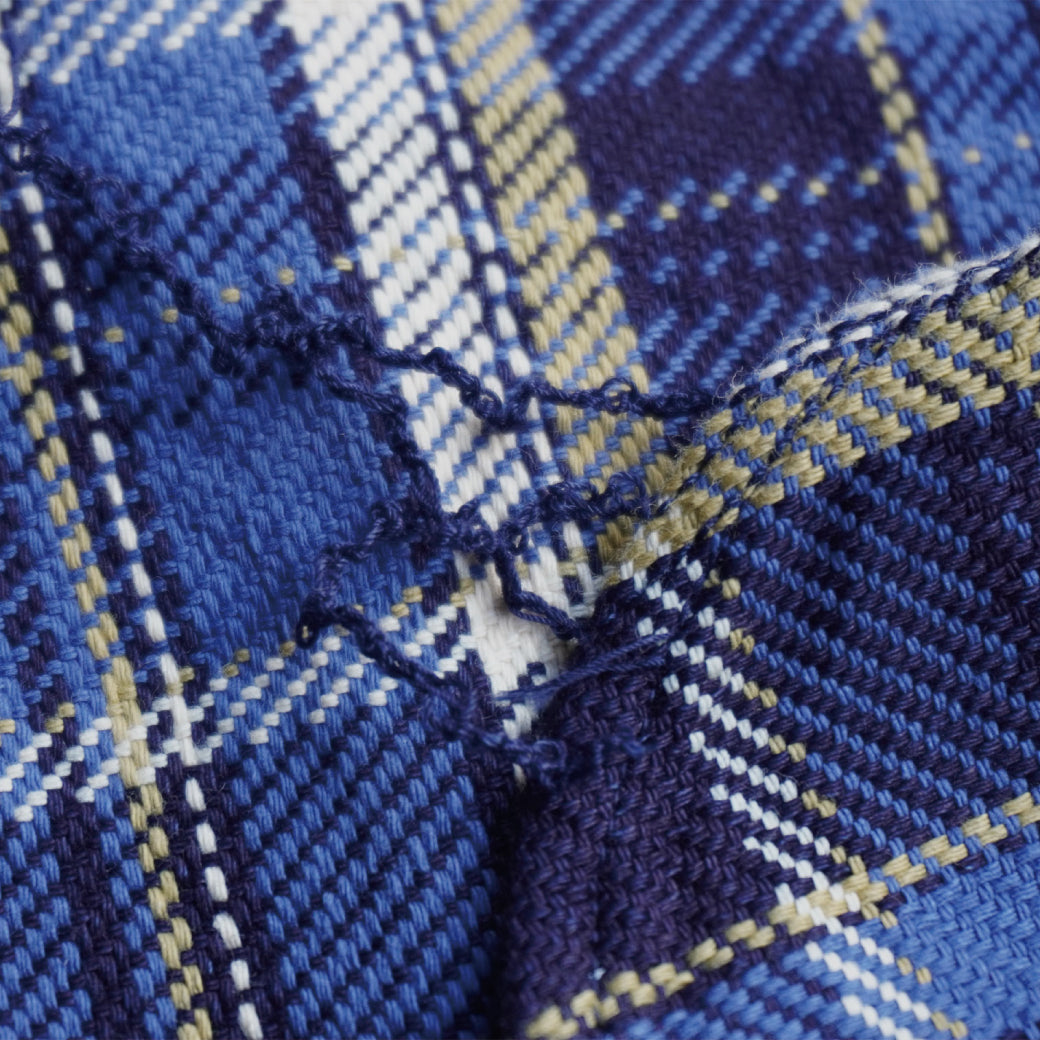 SIN23-01 Ropedye Indigo Heavy Flannel Work Shirt