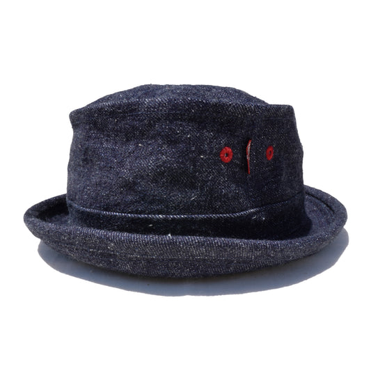 SJ401HT23-15oz 15oz DENIM PORK PIE HAT