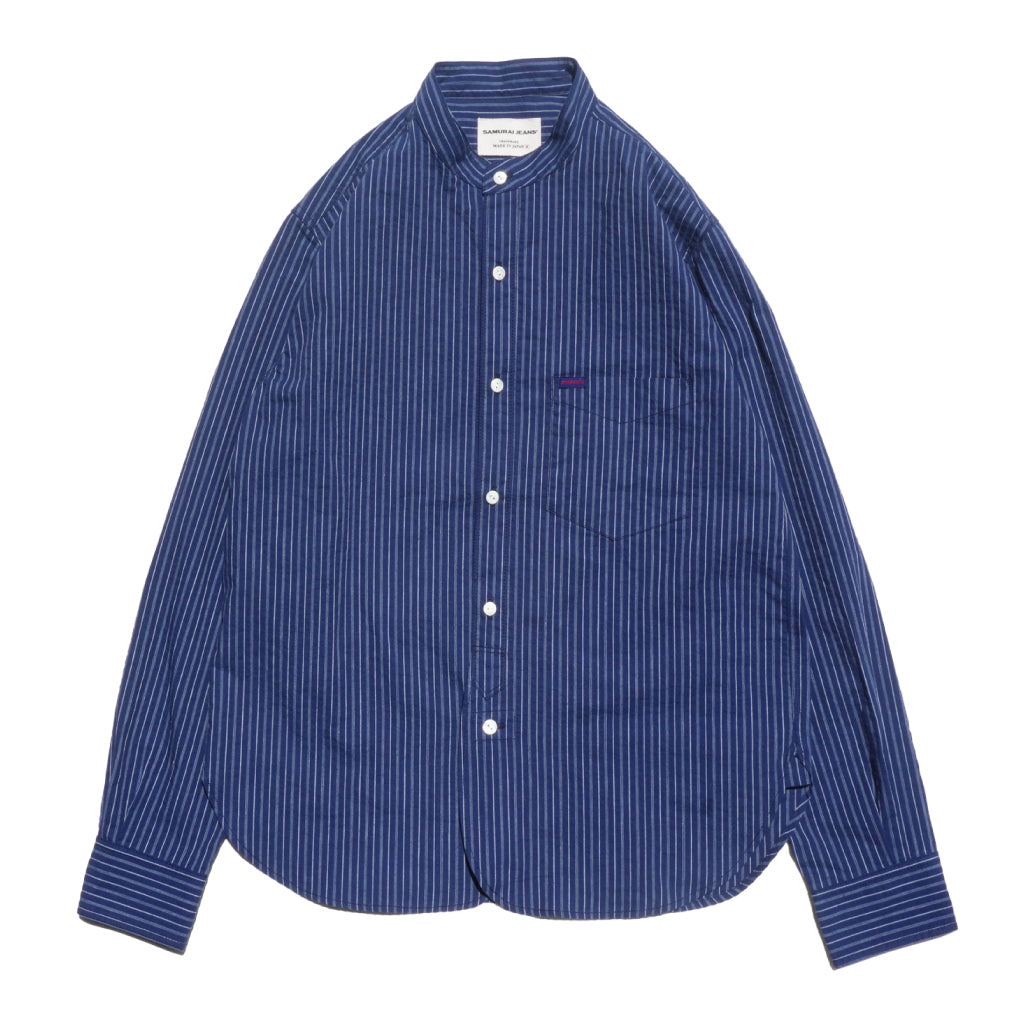 SJBCS23 Band collar shirt