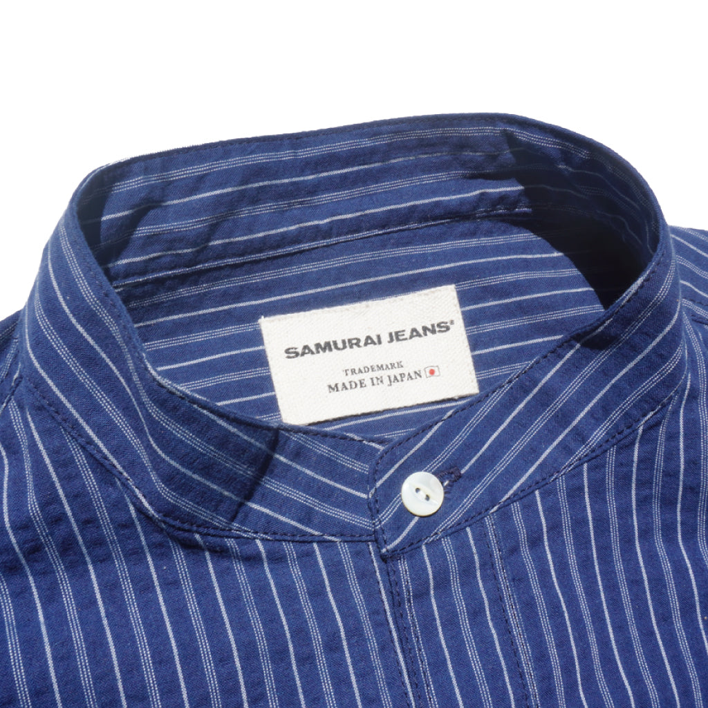 SJBCS23 Band collar shirt