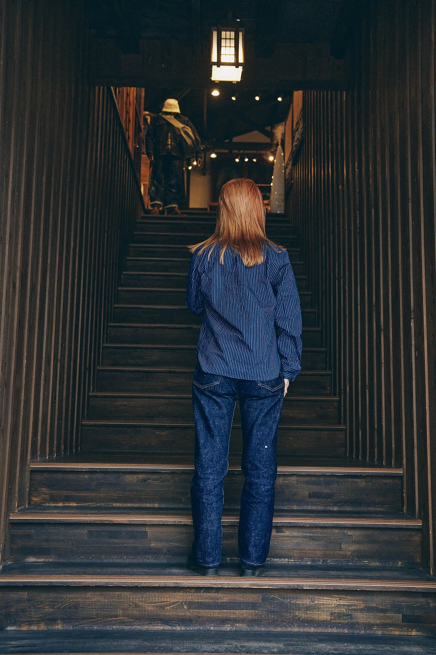 SJBCS23 Band collar shirt