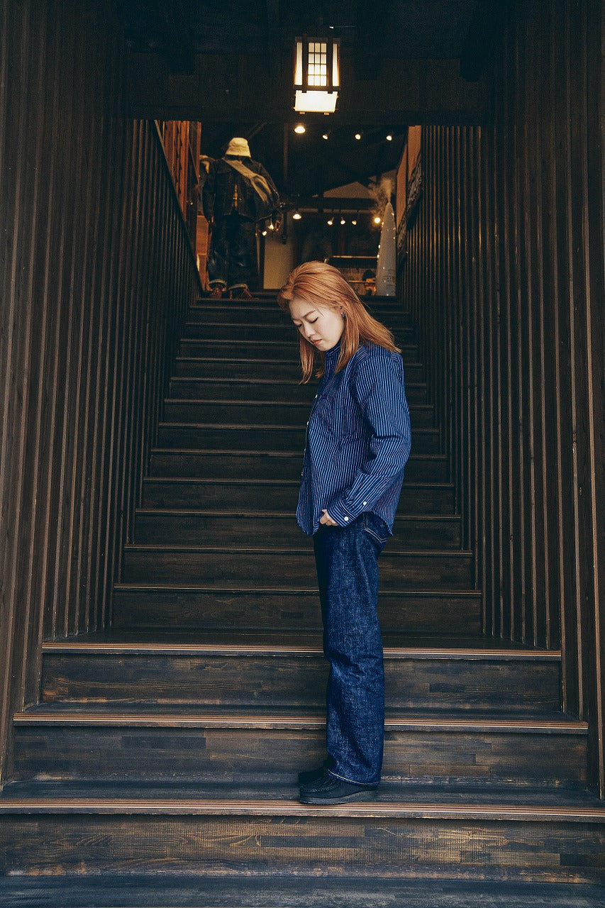 SJBCS23 Band collar shirt