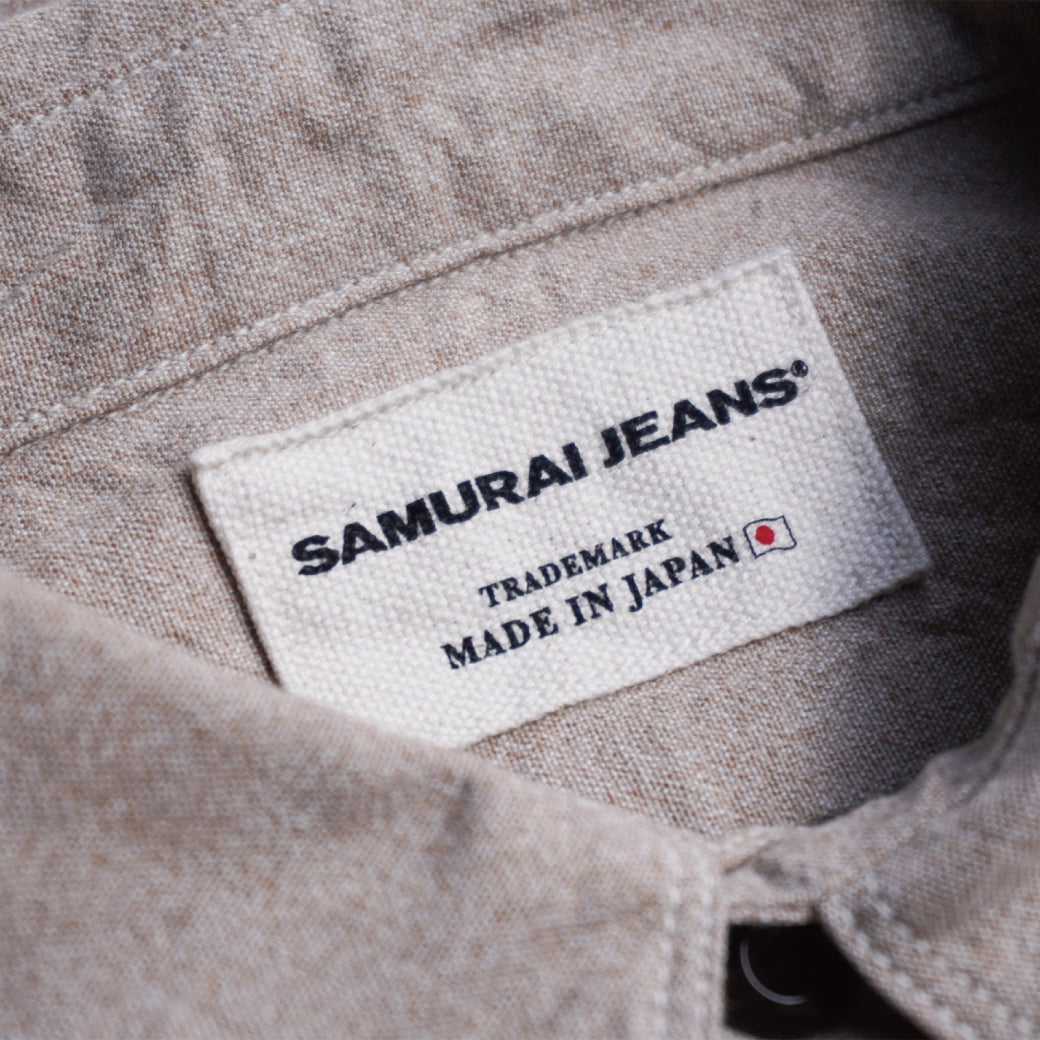 SJCBS23 Twisted Heather Selvedge Chambray Shirt