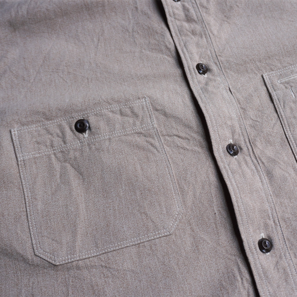 SJCBS23 Twisted Heather Selvedge Chambray Shirt