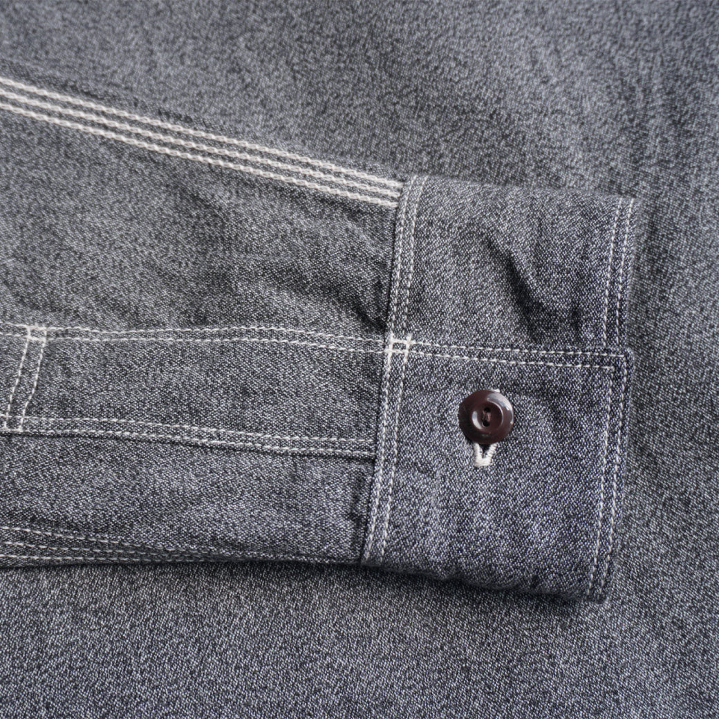 SJCBS23 Twisted Heather Selvedge Chambray Shirt