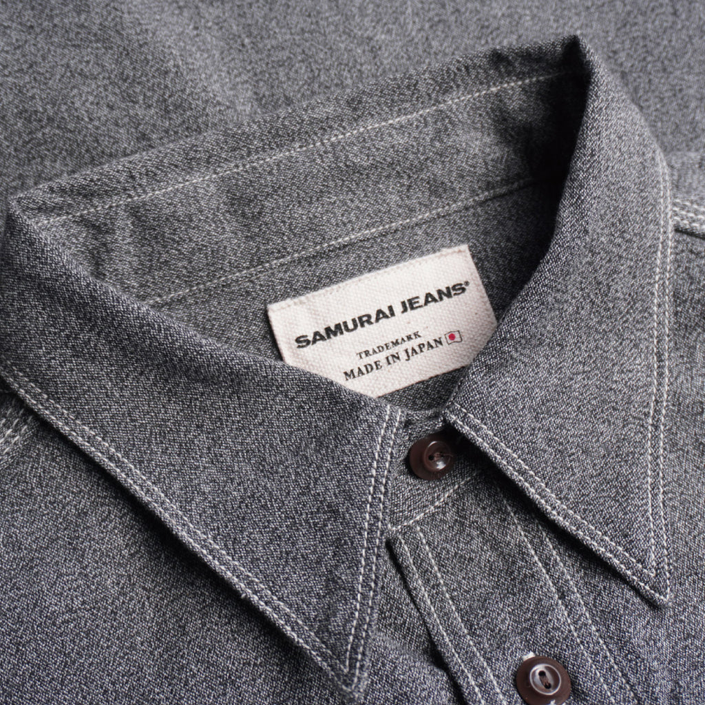 Samurai Jeans Cotton Melange Chambray Shirt Men's Slim Fit Lightweight –  RODEO-JAPAN Pine-Avenue Clothes shop