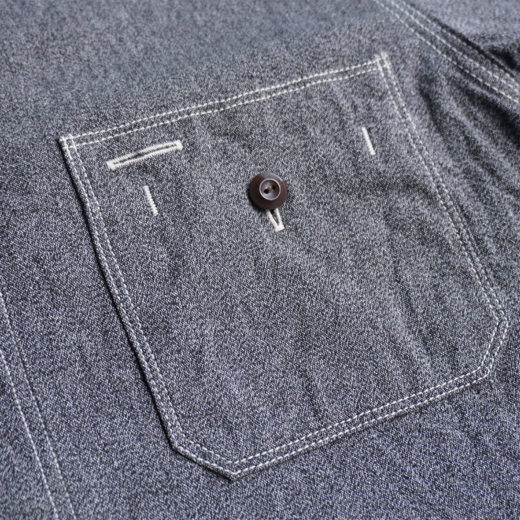 SJCBS23 Twisted Heather Selvedge Chambray Shirt