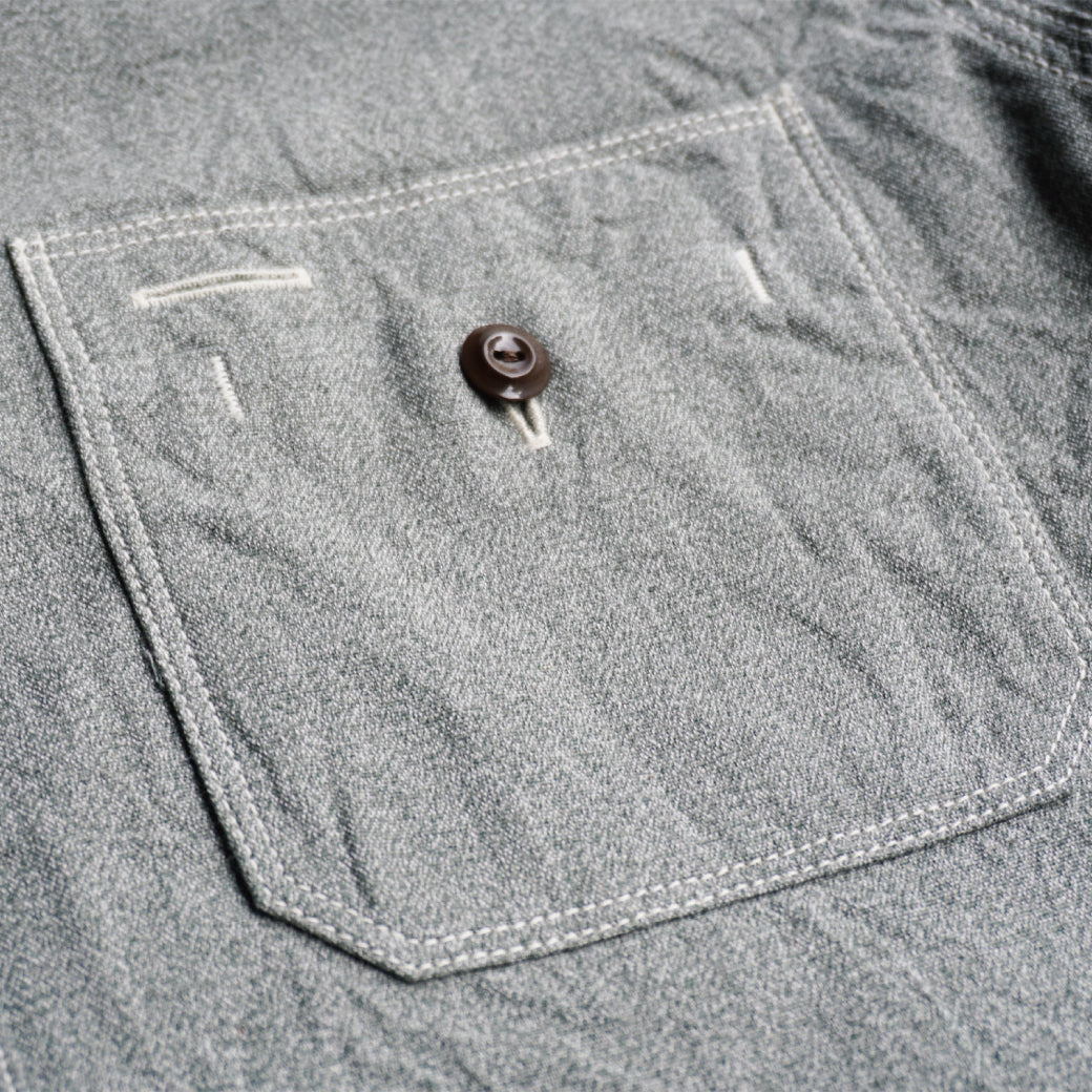 SJCBS23 Twisted Heather Selvedge Chambray Shirt