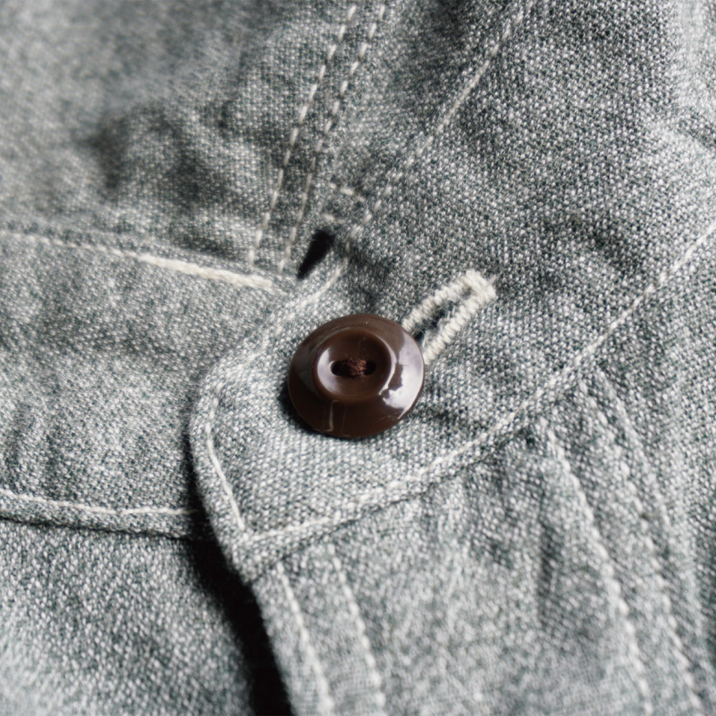 SJCBS23 Twisted Heather Selvedge Chambray Shirt