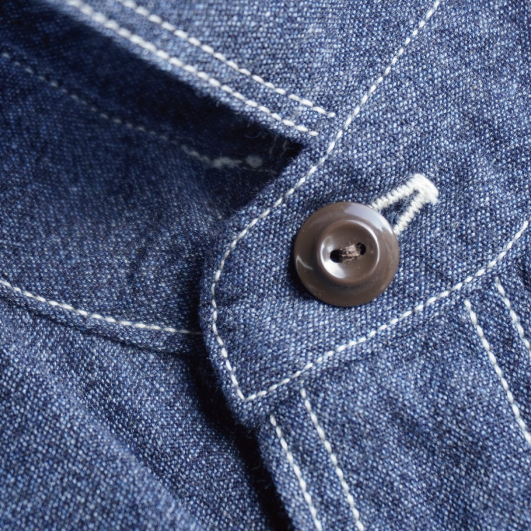 SJCBS23 Twisted Heather Selvedge Chambray Shirt