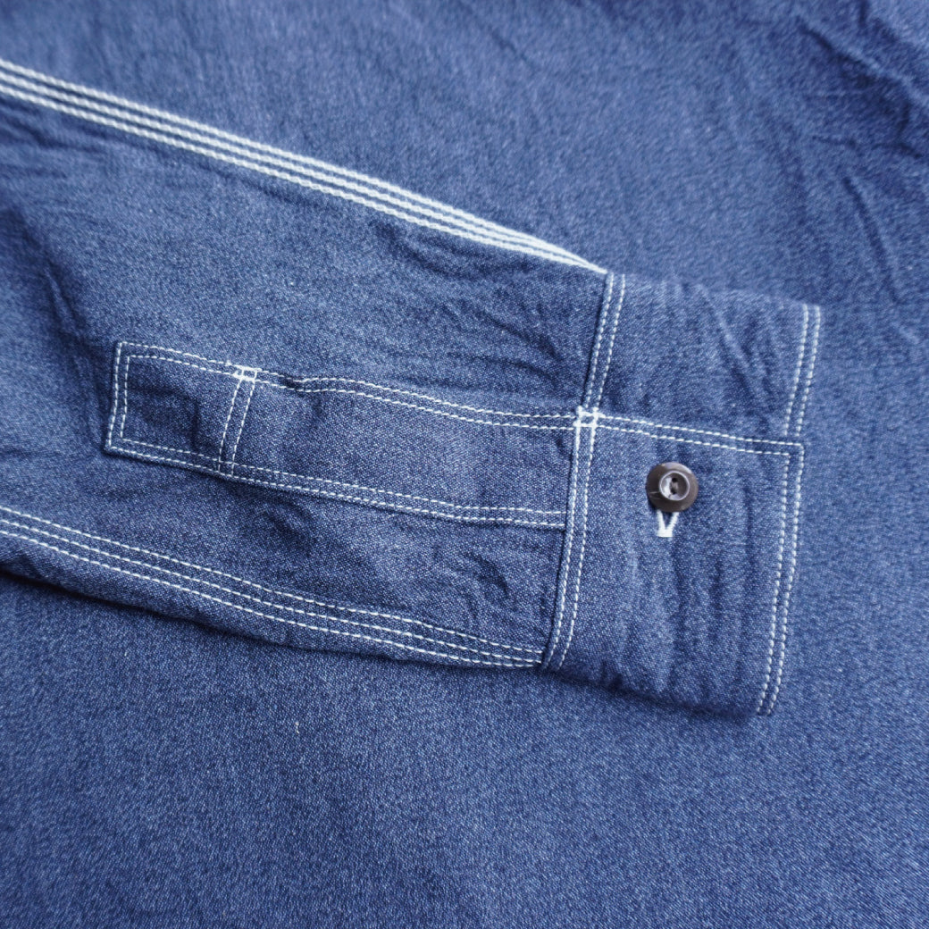 SJCBS23 Twisted Heather Selvedge Chambray Shirt