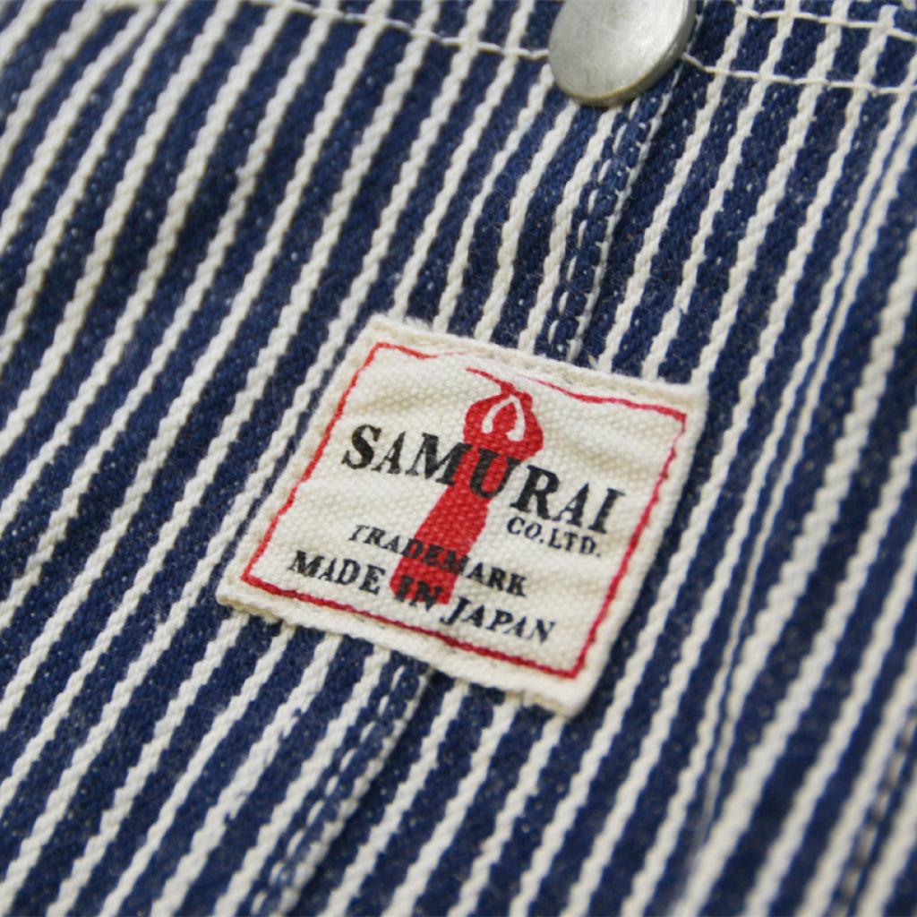 SJOVAL-HC ヒッコリーオーバーオール – SAMURAI JEANS ONLINE STORE