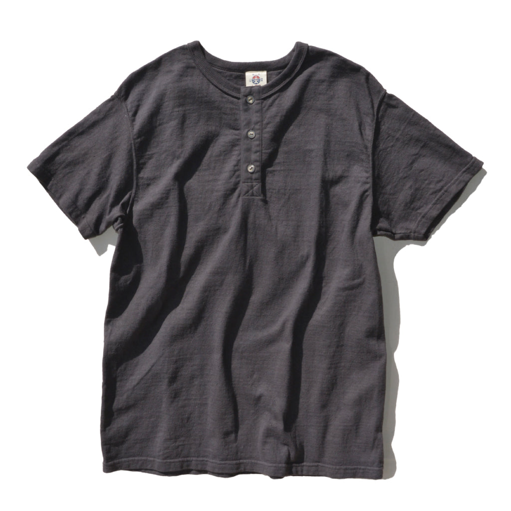 SJST-SC02 Japanese Cotton Made Henley T-Shirt – SAMURAI JEANS