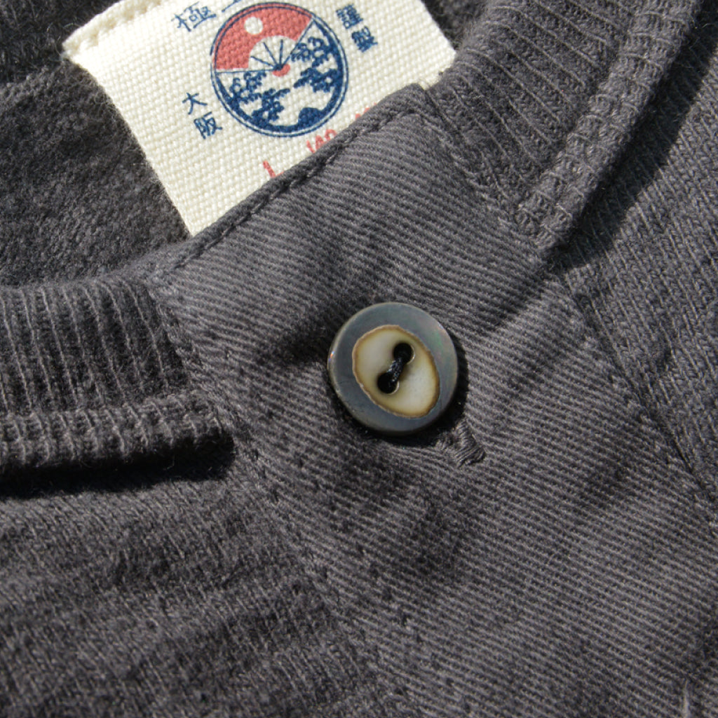 SJST-SC02 Japanese Cotton Made Henley T-Shirt