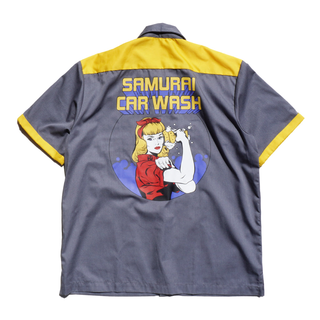 SMGS23 自動車俱楽部半袖ワークシャツ